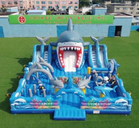 GF3-976 Hai-Thema Aufblasbarer Spielplatz