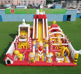 GF3-977 Snoopy Thema Aufblasbarer Spielplatz