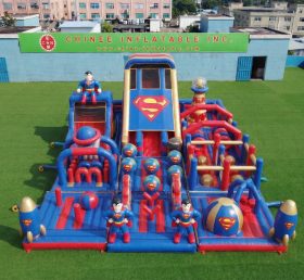 GF3-983 Superman-Thema aufblasbarer Spielplatz