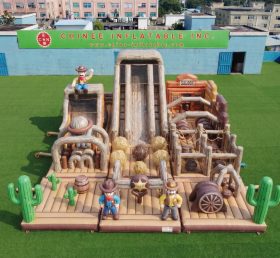 GF3-991 Wild-West-Thema Aufblasbarer Spielplatz