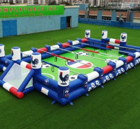 T11-952M Frankreich Thema Aufblasbares Menschen-Fußballfeld