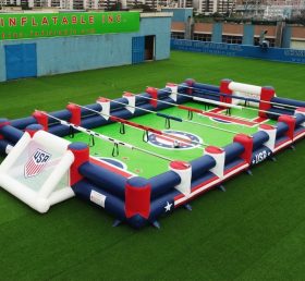 T11-952AF aufblasbares Menschenfußballfeld mit USA-Thema