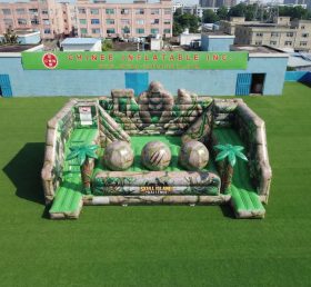 T11-4750G King Kong Thema Aufblasbarer Wipeout Big Balls Hindernisparcours