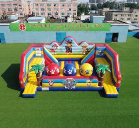 T11-4750J Paw Patrol Thema Aufblasbarer Wipeout Big Balls Hindernisparcours