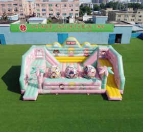 T11-4750M Pop Mart Themen-Hüpf-Wipeout-Riesenbälle-Hindernisparcours