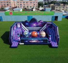 T11-4750N Weltraum-Thema Aufblasbarer Wipeout Big Balls Hindernisparcours