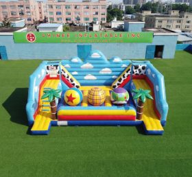 T11-4750R Toy Story Thema Aufblasbarer Wipeout Big Balls Hindernisparcours