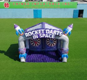 T11-7310 Interaktives „Raketen-Darts im Weltraum“ Aufblasbares Spiel