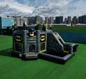 T2-8775 Batman-Themen Hüpfburg mit Rutsche & Pool
