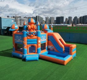 T2-8781 Blippi Wonders Themen-Hüpfburg mit Rutsche & Pool