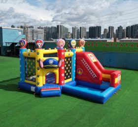 T2-8819 Paw Patrol Themen Hüpfburg mit Rutsche & Pool