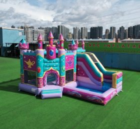 T2-8830 Shimmer & Shine Themen-Hüpfburg mit Rutsche & Pool