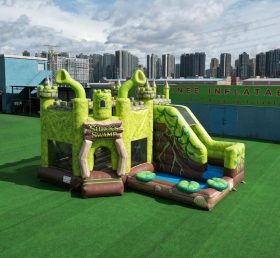 T2-8831 Shrek-Themen Hüpfburg mit Rutsche & Pool