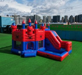 T2-8836 Spider-Man Themen-Hüpfburg mit Rutsche & Pool