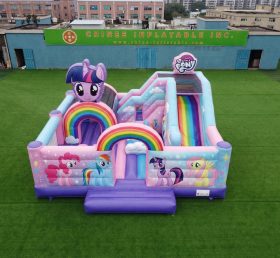 T2-8891 My Little Pony Thema Hüpfburg mit Rutsche