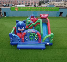 T2-8898 PJ Masks Thema Hüpfburg mit Rutsche
