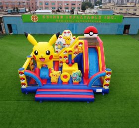 T2-8899 Pokémon Themen Hüpfburg mit Rutsche