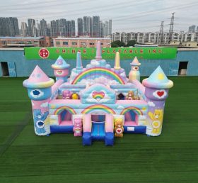 T5-3157 Care Bears Thema Aufblasbares Schloss