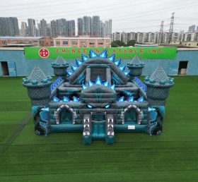 T5-3167 Godzilla Thema Aufblasbare Burg