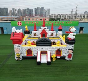 T5-3206 Snoopy Thema Hüpfburg