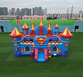 T5-3212 Superman Thema Hüpfburg