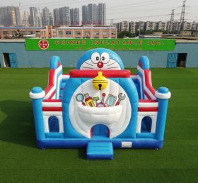 T5-3249 Doraemon Thema Aufblasbare Burg
