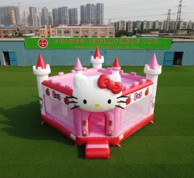 T5-3255 Hello Kitty Thema Aufblasbare Burg