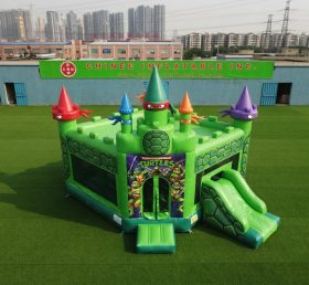 T5-3274 Ninja Turtles Thema Hüpfburg