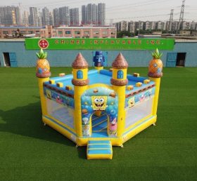 T5-3293 SpongeBob Thema Hüpfburg