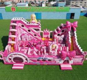 T6-6880 Barbie Thema Aufblasbarer Vergnügungspark