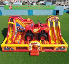 T6-6886 Blaze Monster Thema Aufblasbarer Vergnügungspark