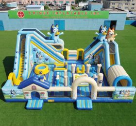 T6-6888 Bluey Thema Aufblasbarer Freizeitpark