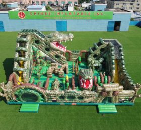 T6-6896 Krokodil-Themen aufblasbarer Freizeitpark