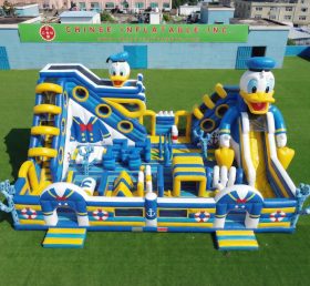 T6-6898 Donald-Duck-Thema Aufblasbarer Vergnügungspark