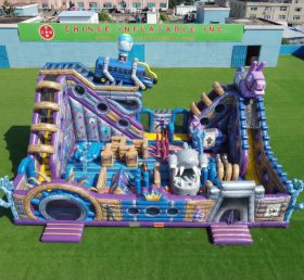 T6-6905 Fortnite-Thema Aufblasbarer Vergnügungspark