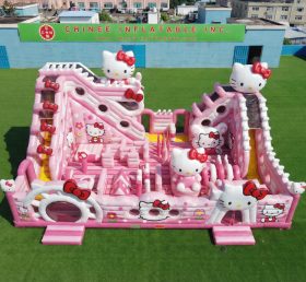 T6-6911 Hello Kitty Thema aufblasbare Unterhaltung