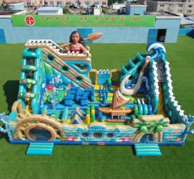T6-6923 Moana Thema Aufblasbarer Freizeitpark