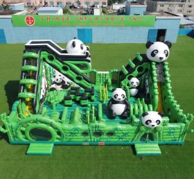 T6-6928 Panda Thema Aufblasbarer Spielplatz