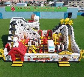 T6-6939 Snoopy Thema Aufblasbare Attraktion