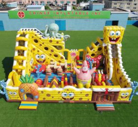 T6-6941 SpongeBob Thema Aufblasbarer Vergnügungspark