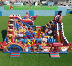 T6-6943 Superhelden-Thema Aufblasbarer Vergnügungspark