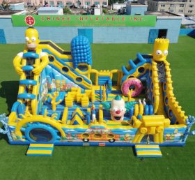 T6-6950 Die Simpsons Themen Hüpfburg