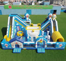 T6-6977 Doraemon Themen Hüpfburg