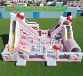 T6-6985 Hello Kitty Thema aufblasbarer Vergnügungspark