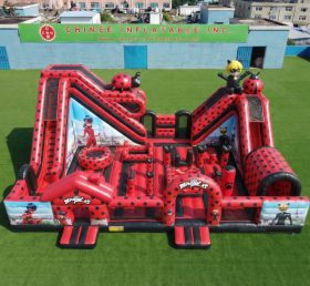 T6-6996 Miraculous Ladybug Thema Aufblasbarer Spielplatz