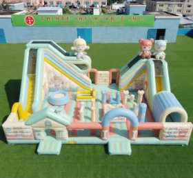 T6-7010 Pop Mart Thema Aufblasbarer Vergnügungspark