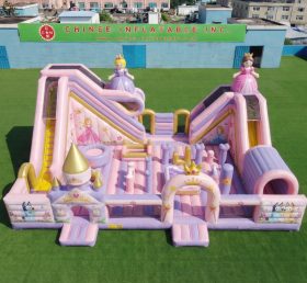 T6-7012 Prinzessinnenpartys Thema Aufblasbarer Spielplatz