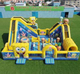 T6-7021 SpongeBob Thema Aufblasbarer Vergnügungspark