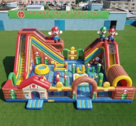 T6-7025 Super-Mario-Themen-Hüpfburg