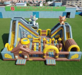 T6-7037 Tom und Jerry Themen aufblasbarer Spielplatz
